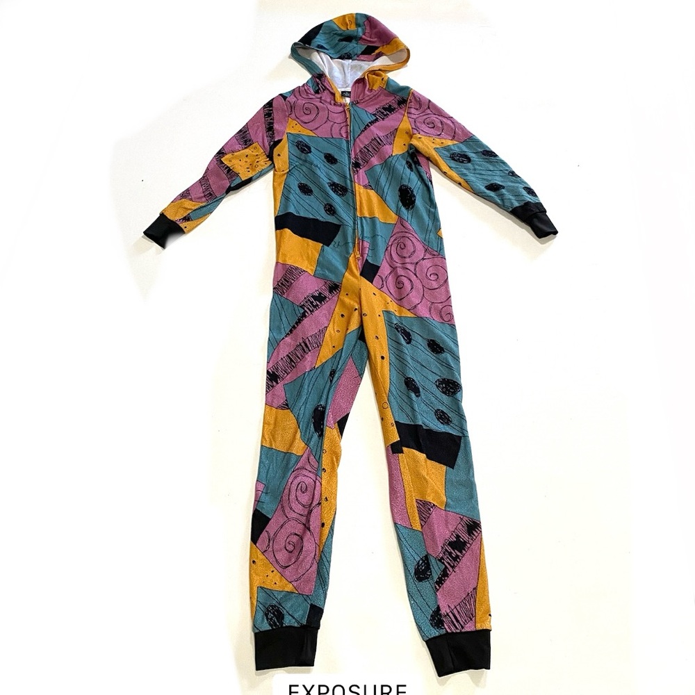 Adult Nightmare before Christmas hooded Sally onesie Pajamas
